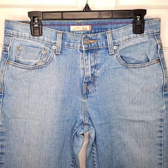 Levi's 515 Cuffed Denim Capris Size 8 - Picture 4 of 7